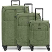 Redolz Ensemble de bagages vert