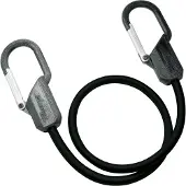 Master Lock Tendeur Clip Hook 80 cm x 9 mm, Mousqueton, Noir, 1 pièce(s), Métal, Vélo, camping, Déménagement, Moto, 0,8 m