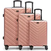 Redolz trolley Essentials 07 Trolley Set 3 pièces Rose 3 saumon 56cm