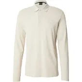 BOSS Plisy 10266738 Green Long Sleeve Polo Beige XS Homme