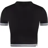 SMILODOX T-shirt 'Miriel' noir / blanc