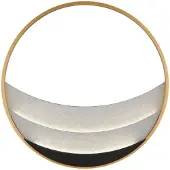 Globo Plafonnier LED, cristal, or, chrome, CCT, D 52 cm