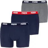 Puma Everyday Basics Boxers 3 Units Bleu,Gris L Homme