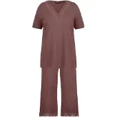 Ulla Popken Pyjama marron