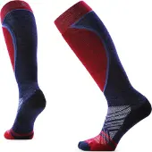 Smartwool - Chaussettes de ski en laine de mérinos - W Ski Targeted Cushion OTC Socks Deep Navy pour Femme - Taille S