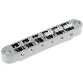 Fazley 10607 chevalet style TOM pour guitare, chrome