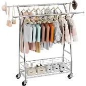 Vevor Portant à vêtements avec roulettes