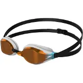Speedo Fastskin Speedsocket 2 Mirror Swimming Goggles Blanc