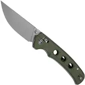CIVIVI Couteau pliant Noctis, Olive Green Canvas Micarta, Stonewash