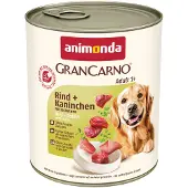 Animonda GranCarno Grancarno Chien Adulte Boeuf et Lapin aux herbes 800 g