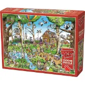Cobble Hill Puzzle DoodleTown : le Paradis des Ornithologues - 500 à 999 pièces