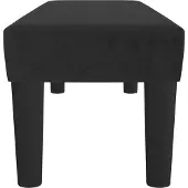 vidaXL Banc Noir 100x30x30 cm Velours