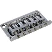 Fazley 10611 chevalet fixe pour guitare, chromé
