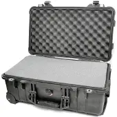 Peli 1510 Protector Case Noir Valise-Trolley avec Mousse Alvéolaire