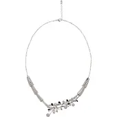 Faina Bracelet noir / argent / transparent