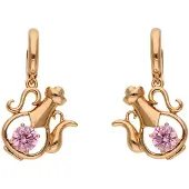 Faina Boucles d'oreilles or / rose