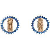 NAEMI Boucles d'oreilles saphir / or