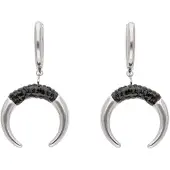 Gaya Boucles d'oreilles noir / argent