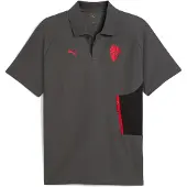 Puma Polo à Manches Courtes Ac Milan Tech