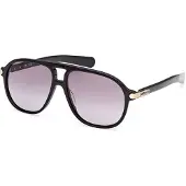 Adidas Originals Lunettes de soleil - - OR0136 - Shiny black - Aviator - Front acetate 58-14-145