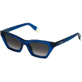 Furla SFU777V Shiny transparent blue 53/18/140 Lunettes de soleil pour femmes