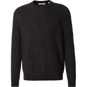 Only & Sons Pull-over 'ONSDAVE REG LS CREW NECK KNIT NOOS MAGLIONCINO' noir