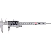 Toolcraft Pied à coulisse numérique 150 mm (15 cm)