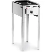 Hendi Barbecue à gaz en acier inoxydable | Incl. Poêle + Grill