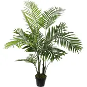 Mica Decorations Palmier artificiel Areca Palm Decorations H 110 cm Ø 100 cm vert (110 cm)