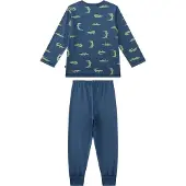 Sanetta Pyjama saphir / vert pastel