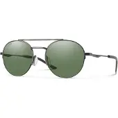 Smith Transporter lunettes de soleil unies polarisées gris foncé/vert