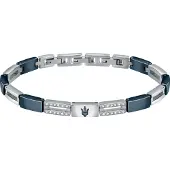 Maserati Jm223atz 22 Cm Bracelet Argenté Homme