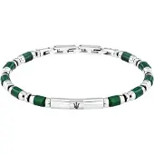Maserati Iconic Gr. Agateip . 18.5 3 Cm Bracelet Argenté Homme