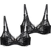 Triumph Soutien-gorge 'Peony Florale' noir