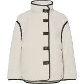 Pieces Veste mi-saison 'PCAugusta' chocolat / blanc cassé