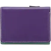 Mywalit Porte-monnaies 'Medium Tri-fold' kiwi / vert foncé / violet foncé