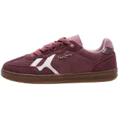 Pepe Jeans pour femme. PLS000018 Baskets en cuir Ball Elegant lilas (36), Plat, Lacets, Casuel, Violet