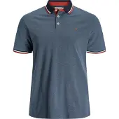 Jack & jones Plus T-Shirt 'JJEPAULOS' bleu chiné / rouge