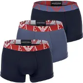 Emporio Armani Boxers marine / saphir / lie de vin / blanc