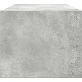 vidaXL Armoire TV gris béton 80x31x25,5 cm Bois composite