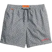 Superdry Shorts de bain rouge / noir / blanc