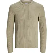 Jack & Jones Pull-over 'JJEPerfect' beige foncé