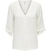 JDY Chemisier 'Divya' blanc cassé