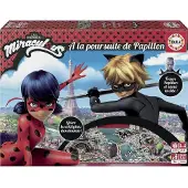 Educa MIRACULOUS Jeu de société Ladybug : A la recherche d'un papillon