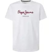 Pepe Jeans T-Shirt 'Eggo' bleu marine / rouge foncé / blanc