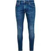 Superdry pour homme. M7010888A Jean skinny bleu (31/32), Casuel, Coton, Denim, Le coton biologique, Durable