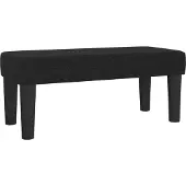 vidaXL Banc Noir 70x30x30 cm Tissu