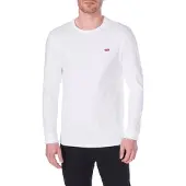 Levi's T-Shirt 'LS Housemark Tee' blanc