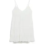 Superdry Beach Sleeveless Short Dress Blanc M Femme