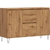 vidaXL Sideboard Chêne Artisan 101,5x35x70 cm Bois composite